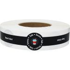 Secure Tamper Evident Seals for Drink Lids, Middle Protection | 1x 9" - 250 Pack
