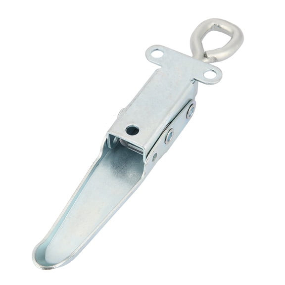 Secure Trailer Lock, Robust Metal Hasp Latch with Spring,Loaded Catch, 7.1 Inch