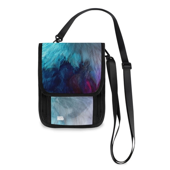 Secure Travel Neck Wallet Passport Holder Adjustable Strap For Men & Women 6*7.5in The Head