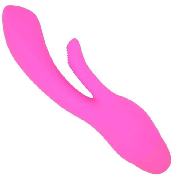 Pink B.O.B. Silicone G-Spot Clit Vibrator | Dual Stimulation | Hypoallergenic | Blended Orgasms | Sex Toys for Women | Beginner or Advanced | Rabbit Vibe | 10 Modes | Masturbation and Sex | 7" Length