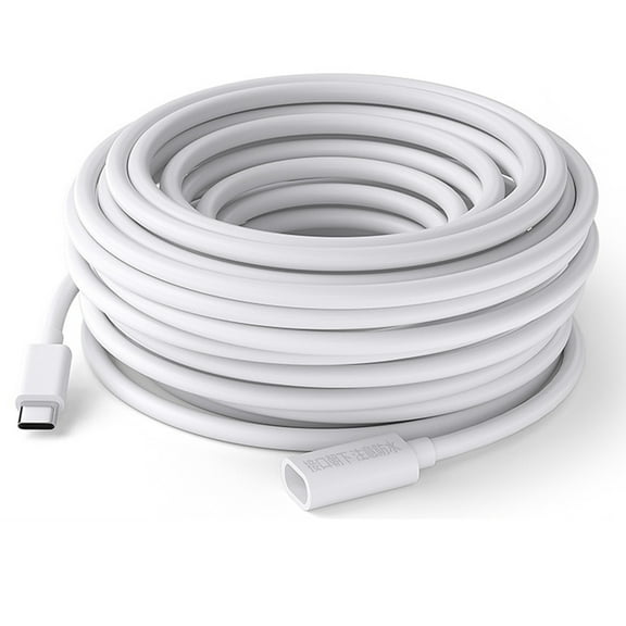 Secure Type C Male to Type C Female Extension Cord Providing Stable Power Supply for Continuous Camera Operate