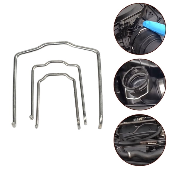 Secure U Shape Radiator Hose Retaining Spring Clip Clamp for BMW Vehicles Fits Models E39 E38 E60 E90 745Li 540i