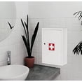 thumbnail image 1 of Fine Art Living Wall-Mounted First aid Cabinet, 11.8x5.5x18.1, White, 1 of 1