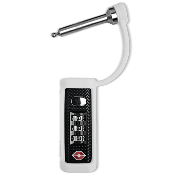 TSA Approved 3-Digit Combination Laguage Lock Gun Case Lock (1-Pack) For Range - White