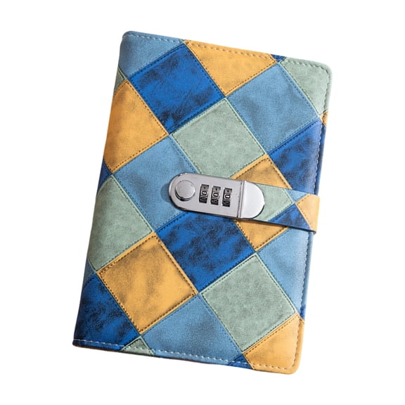 Secure Writing Journal Password Notebook Memo Book Designs With 200 Sheets Paper And Safe Metal Combination Lock