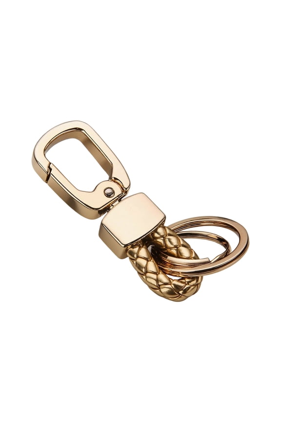 Secure and Lightweight Keychain with Sturdy Braided Cord Versatile Use for Keys Bags or Daily Item Organization