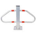 Secure and Sturdy Gray Parking Bollard with Lock for Enhanced Car