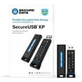 thumbnail image 1 of SecureData 8GB SecureUSB KP Encrypted Flash Drive with Pin Authentication, 1 of 13