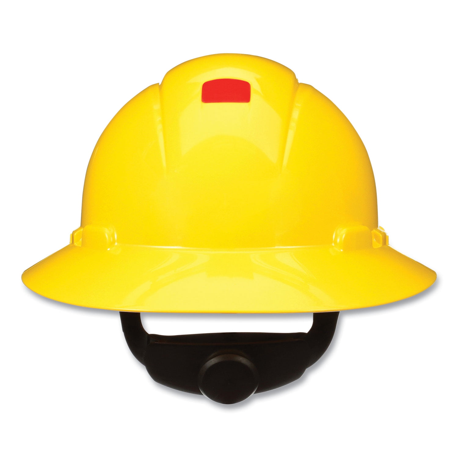 SecureFit Hard Hat with Uvicator, Four-Point Ratchet Suspension, Yellow SecureFit Hard Hat with Uvicator, Four-Point Ratchet Suspension, Yellow