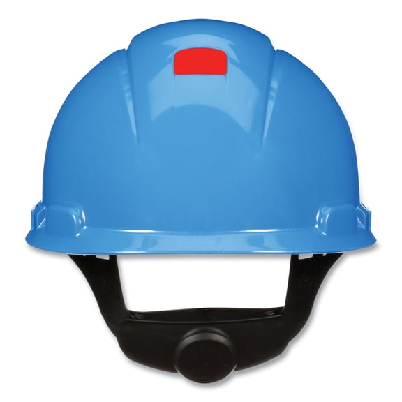 SecureFit H-Series Hard Hats, H-700 Cap with UV Indicator, 4-Point Pressure Diffusion Ratchet Suspension, Blue | Bundle of 2 Each
