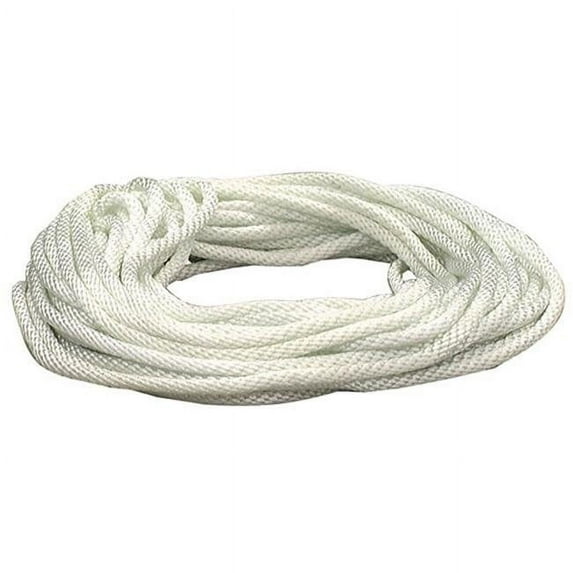 SecureLine 3/16 in. D X 50 ft. L White Solid Braided Nylon Rope