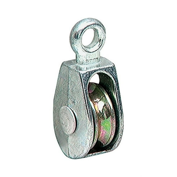 SecureLine 5/16 in. D Zinc Plated Steel Fast Eye Pulley