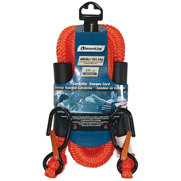 SecureLine CZB5 Stretch Rope 5', Orange