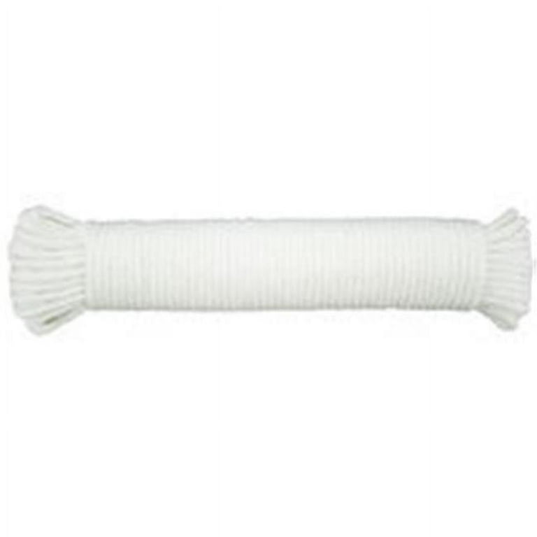 SecureLine Lehigh 7/32 in. D X 100 ft. L White Solid Braided Cotton Sash Cord SecureLine Lehigh 7/32 in. D X 100 ft. L White Solid Braided Cotton Sash Cord
