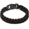 thumbnail image 1 of SecureLine NPCB550BKL Nylon 550 Paracord Survival Bracelet, Large, Black, 1 of 1