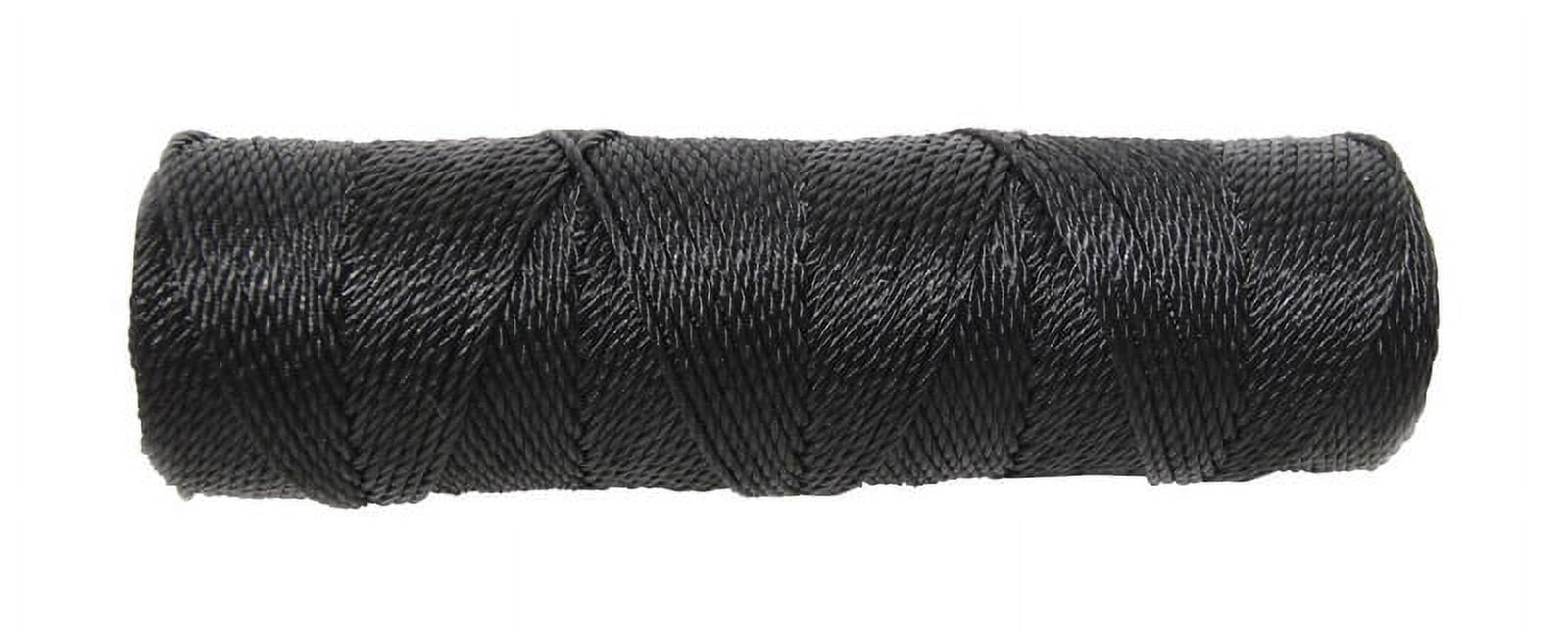 SecureLine Tarred Nylon Twine with 113 Lb. Tensile Strength, Black, #18 x  249' 