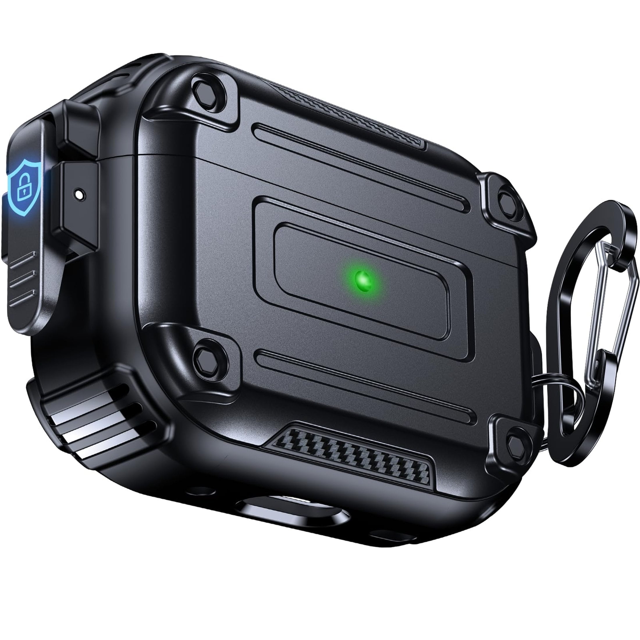 SecureShield AirPods Pro 2nd Gen Case with Keychain and MagSafe ...