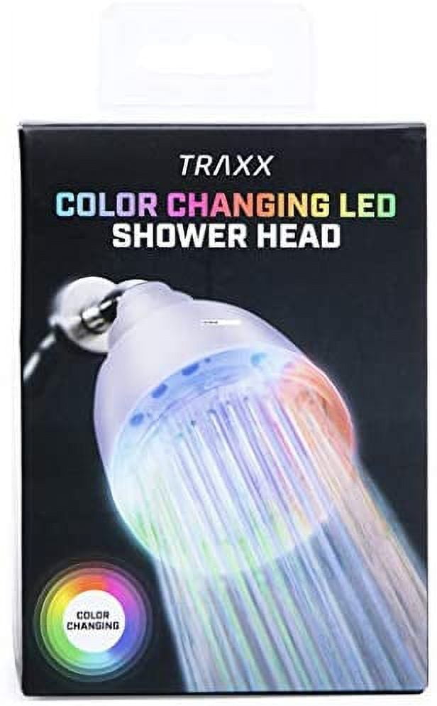 SecureTheTech Color Changing LED Shower Head Rainfall High Pressure Color Changing Shower Head