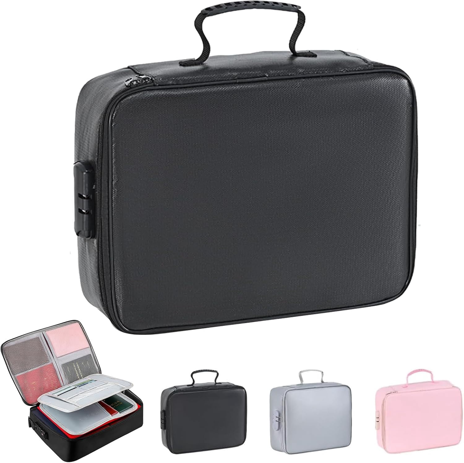 Securebrite Fireproof Keepsake Box with Lock (14.6 * 10.6 * 4.1IN ...