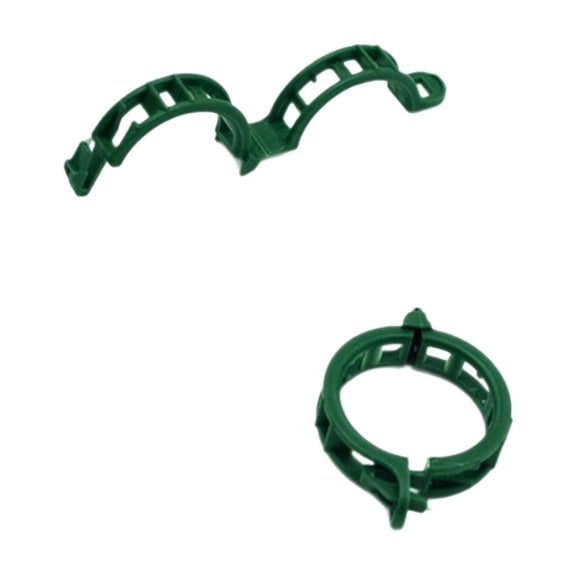 Secured Branch Clip 2025 New Branch Support Clips Garden Clips for Climbing Clips Tomato Grape Vine Vegetables Fixing Clips (100Pcs Green)