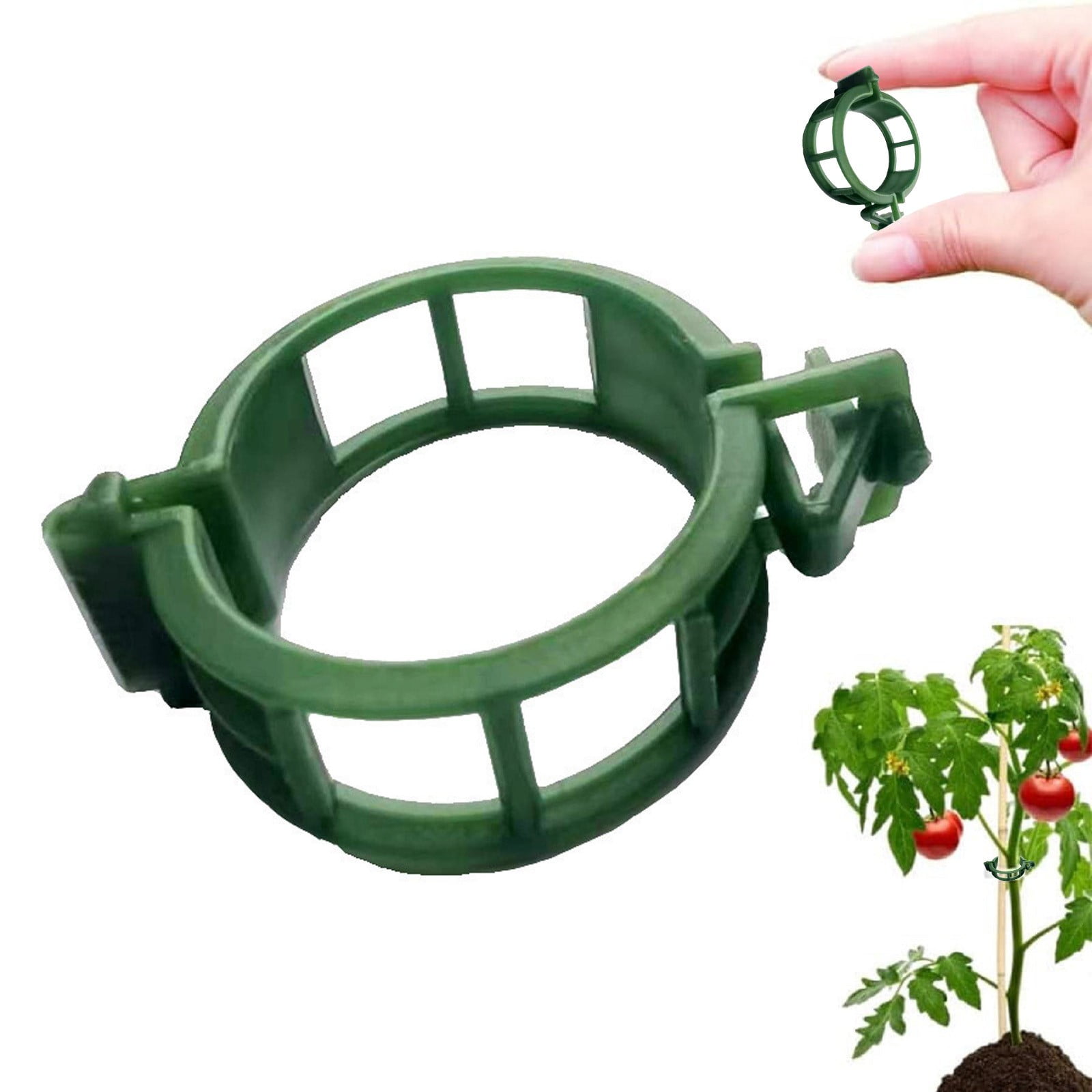 Secured Plastic Plant Clip - 100 Stück Pflanzenclips Für Kletterpflanzen