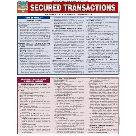 Secured Transactions (Other)