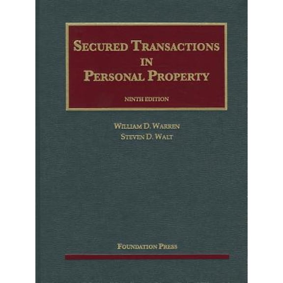 Pre-Owned Secured Transactions in Personal Property, 9th (University Casebook Series) (Hardcover) 1609303423 9781609303426