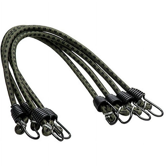 Secureline 10" Mini Stretch Cord, 4-Piece