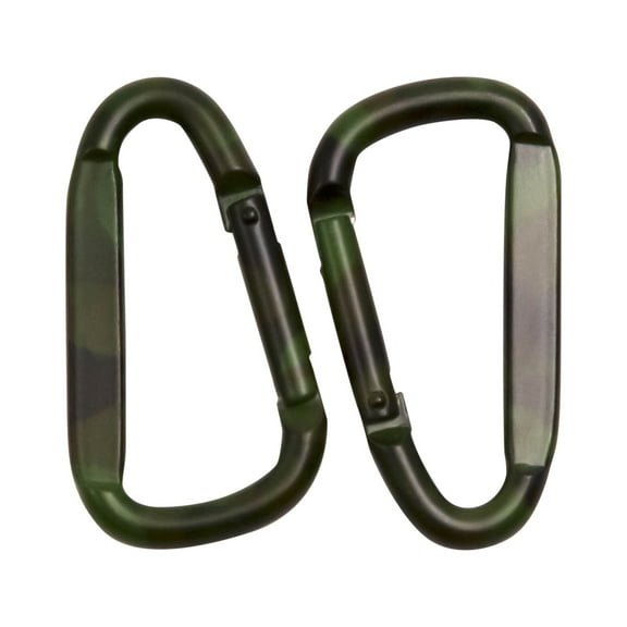 Secureline Item# 7039W, Aluminum Mini Hardware Clips, Camouflage Color Finish , 2 per Card