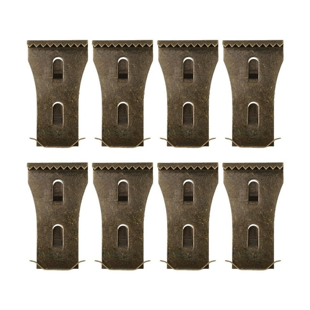 Securely Hang with Brick Hook Clamps Set of 8 for Reinforced for