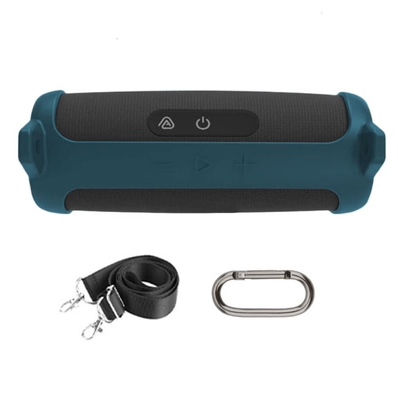 Secures Fit Silicone Case For Flip 7 Speaker Shoulder Pouch Carabiner