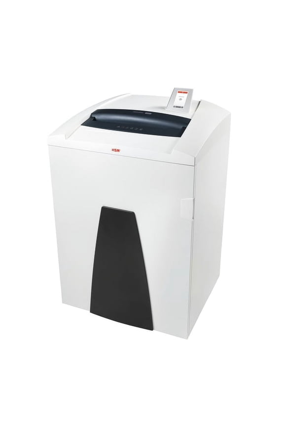Securio by HSM P44i 78-Sheet Strip-Cut Shredder, 40-7/16"H x 27-5/8"W x 23-5/16"D, White