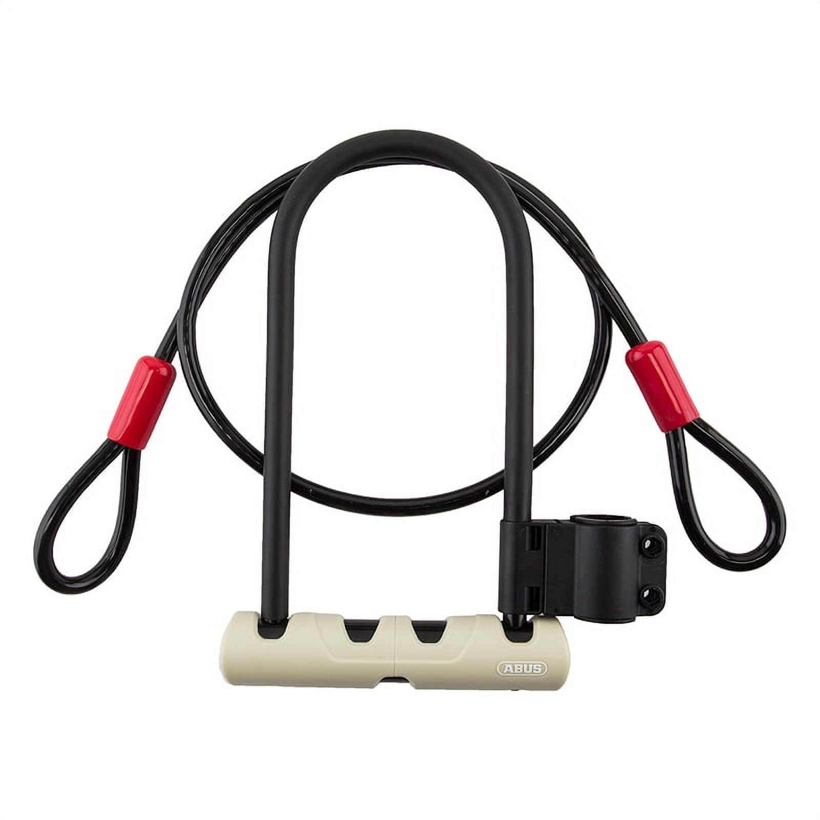 Securit Kolt U-Lock STD 3in11inx10mm Cable 12mm 6.5x9in/16.5x23cm with 2 Keys