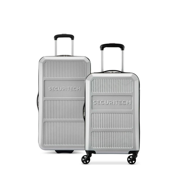 Securitech, Asphalt 2 PC Spinner Luggage Set Carry-on & Trunk
