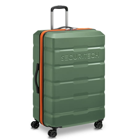Securitech by Delsey, Citadel 31" Large Checked Hardside Spinner Luggage Green