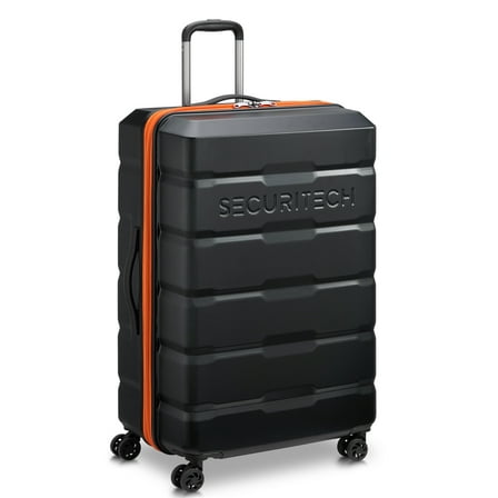 Securitech by Delsey, Citadel 31" Large Checked Hardside Spinner Luggage Black