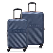 Securitech by Delsey, Patrol 2 PC Hardside Luggage Set includes Carry-on & Medium Checked Sizes, Blue