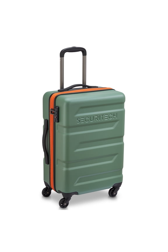 by Delsey, Slash Carry-on Expandable Spinner Luggage, Green