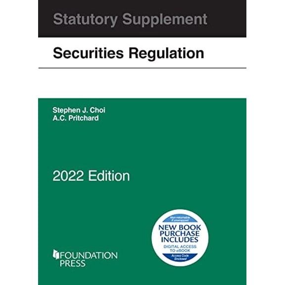 Pre-Owned Securities Regulation Statutory Supplement, 2022 Edition (Selected Statutes) (Paperback) 1636598978 9781636598970