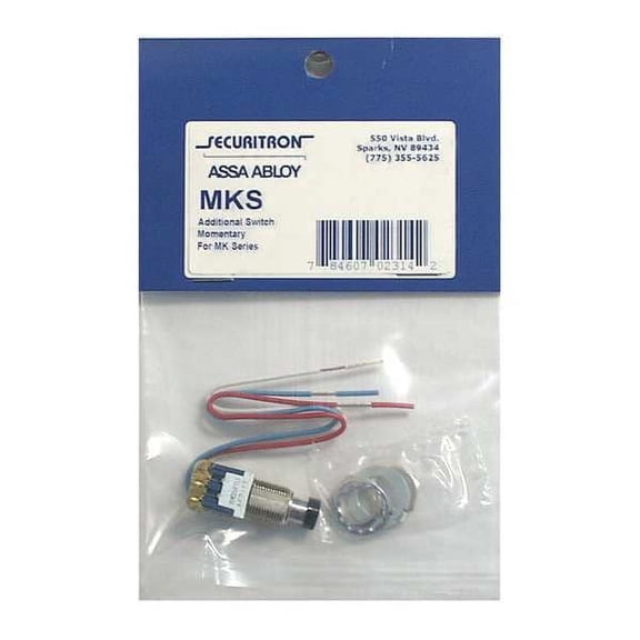 Securitron Door Switch,SS,Mfr. No. MK MKS
