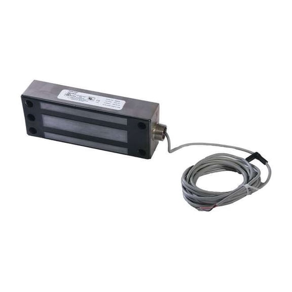 Securitron Electromagnetic Lock,1200lb.,M62 Series M62FGB