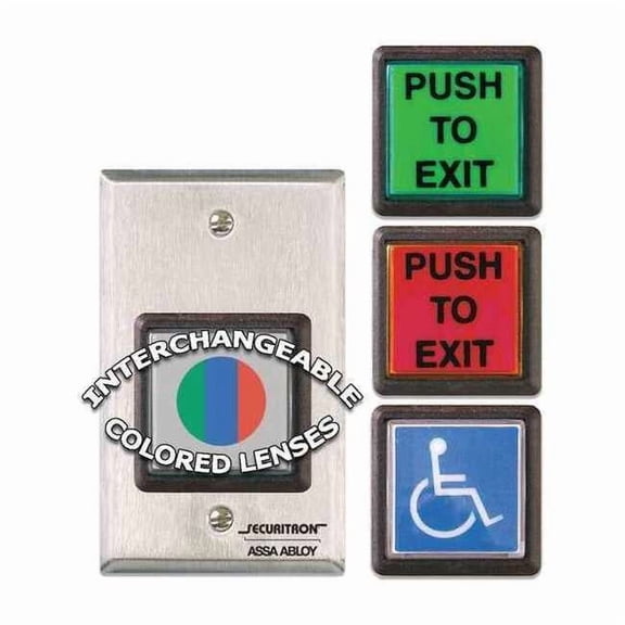 Push to Exit Button,SPDT,Momentary,5A PB2E