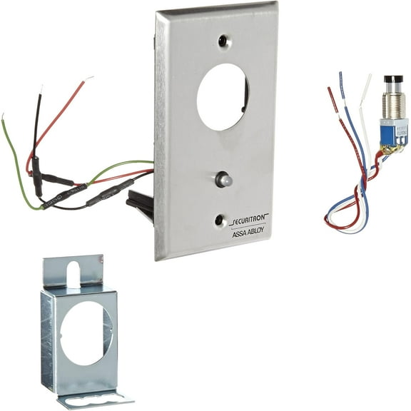 Securitron Single Gang Alternate Mortise Keyswitch, SPDT