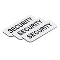 thumbnail image 1 of Security 1 x 3" Name Tag, White (3 Pack), 1 of 2
