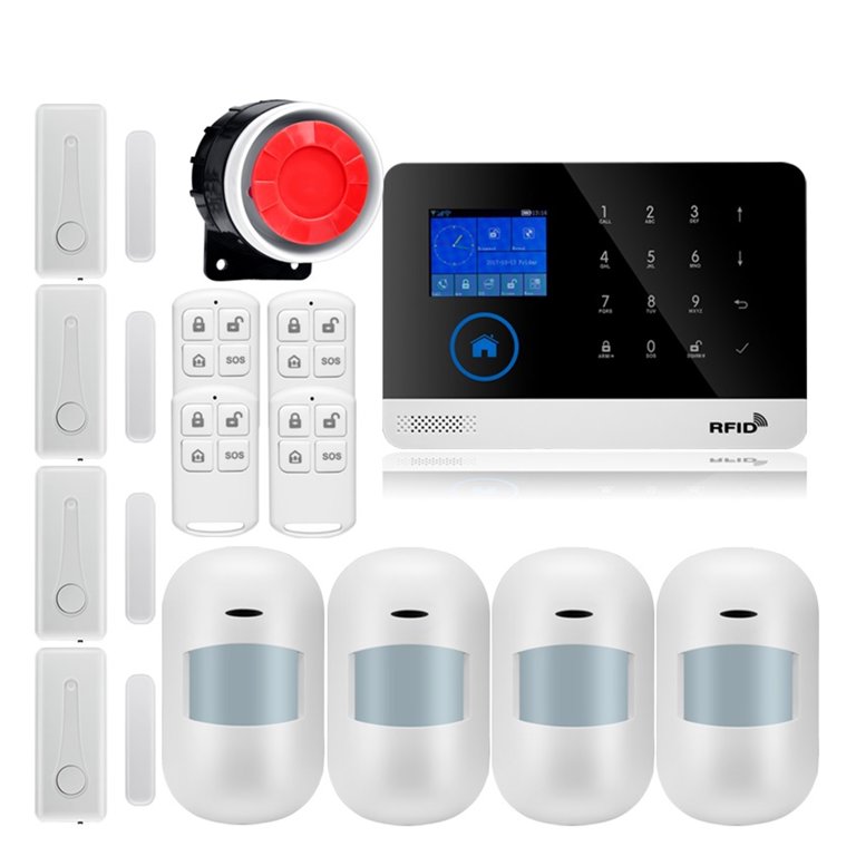Security Alarm System For Home GSM App Control Burglar Alarm Kit