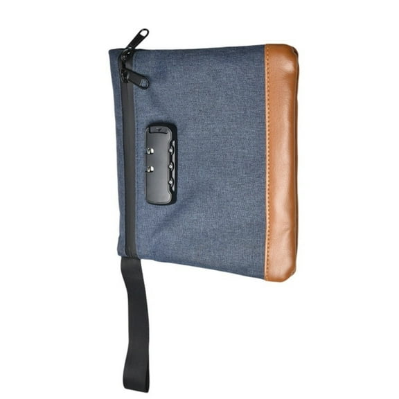 Smell Proof Bags Waterproof Bag Men & Women Security Anti-Theft Money Bag Carbon Lining Bag with Combination Lock