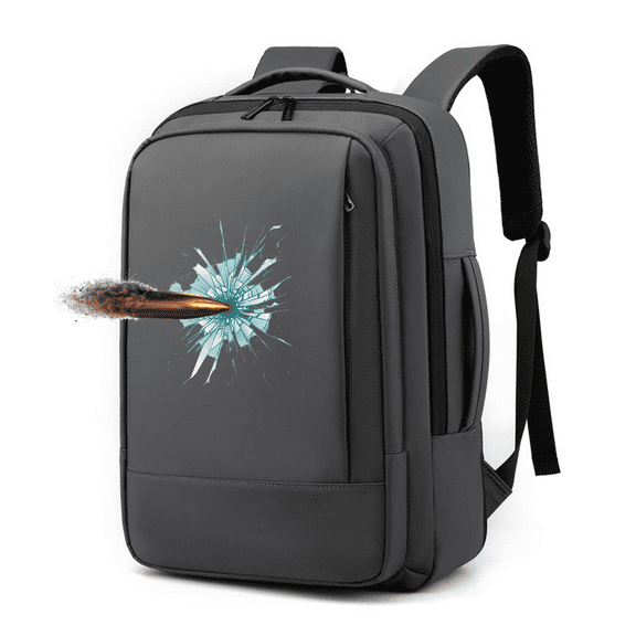 Security Backpack - Reliable Safety Rating, Can Withstand Most Shots.Built-in high strength PE protective plate (Hard polymer polyethylene)