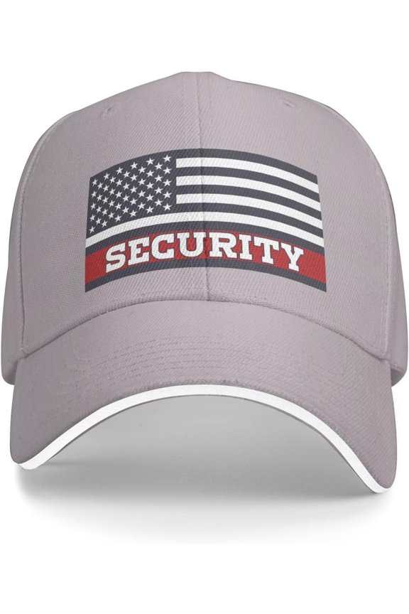Security Baseball Hat America Flag Security Hat Men Women Security Trucker Hat Security Cap Funny Gift Hat Black