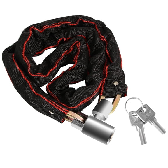 Security Bicycles Chain Lock Bicycles Lock with Key for Motorcycle, Scooter, Antitheft Bike Chain Lock Cycling Locks