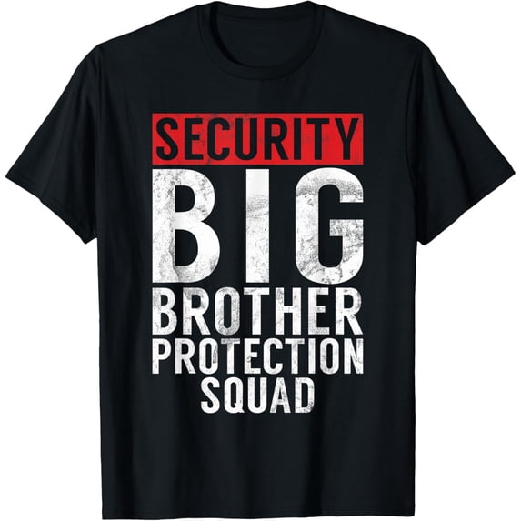 Security Big Brother Protection Squad Vintage Retro Gifts Men Women T-Shirt